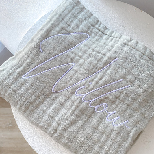 Muslin Blanket - Grey image 1