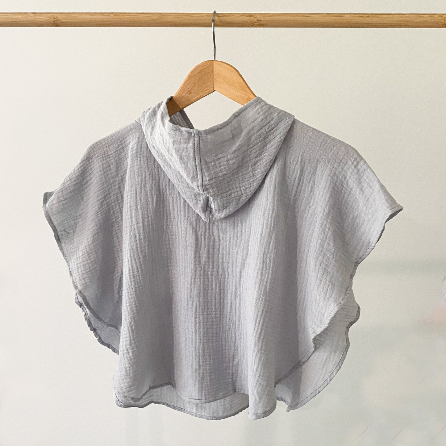 Muslin Poncho - Sky image 2
