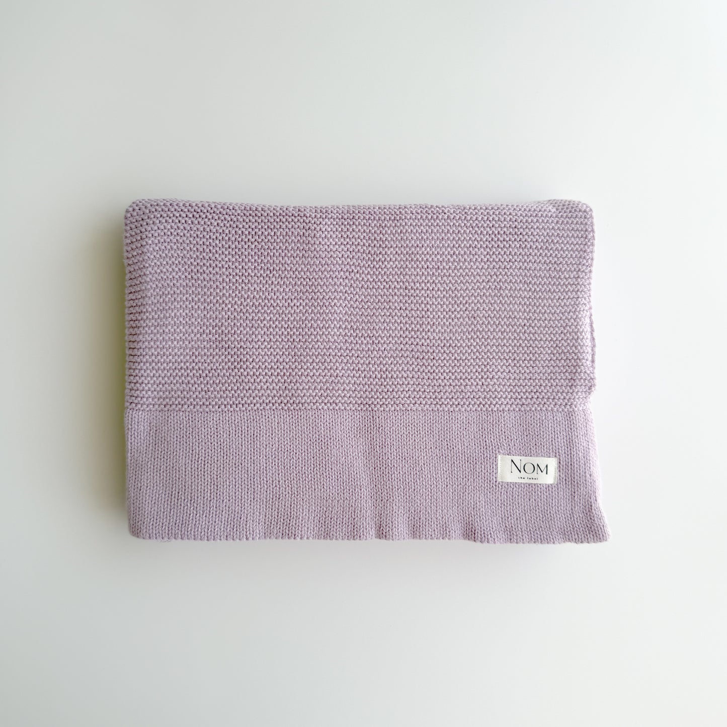 Knitted Blanket - Lilac image 0