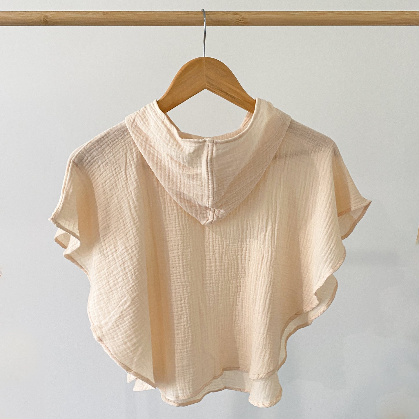 Muslin Poncho - Oat image 2