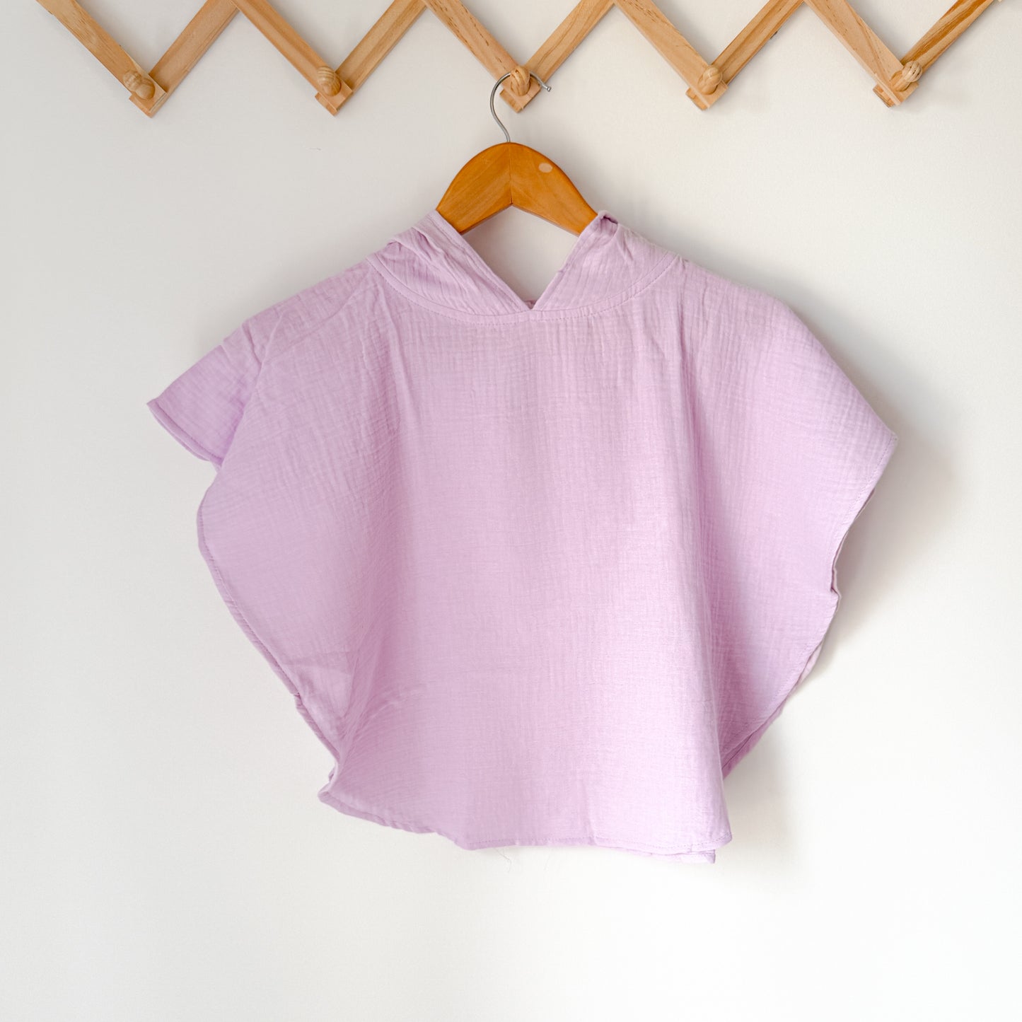 Muslin Poncho - Lilac image 0