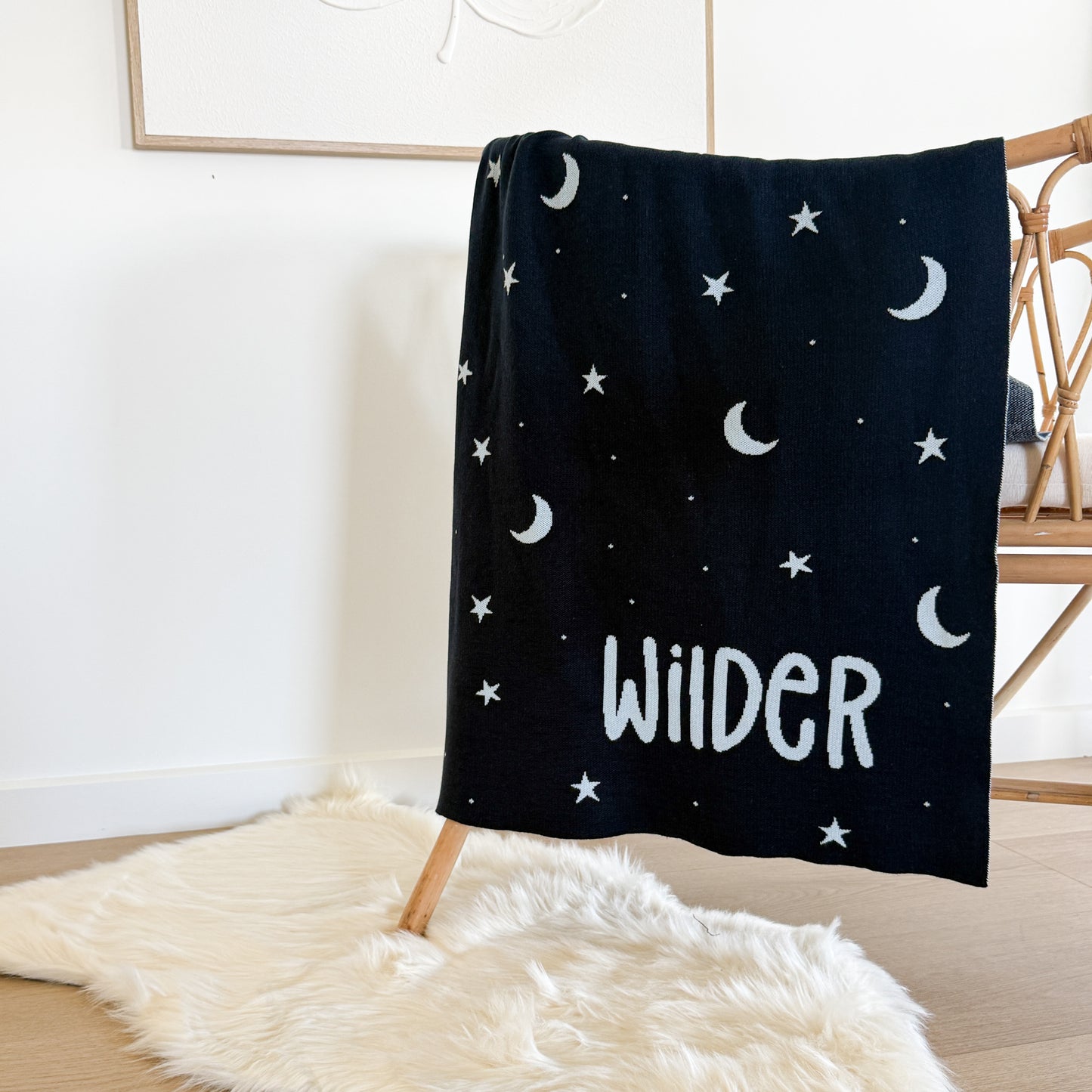 Moon and Star Blanket