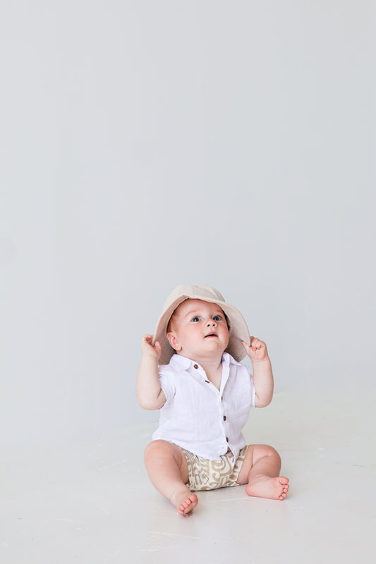 Corduroy Bucket Hat - Oat