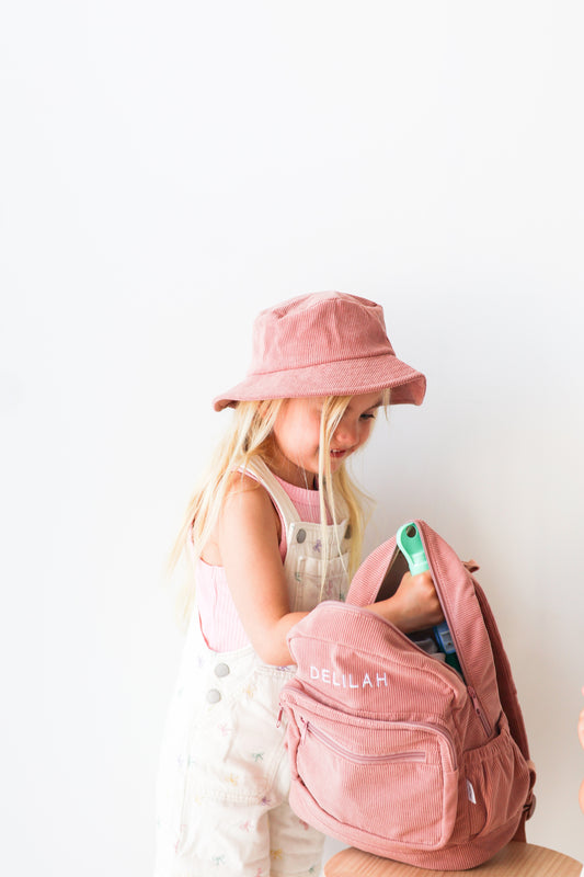 Corduroy Bucket Hat - Blush