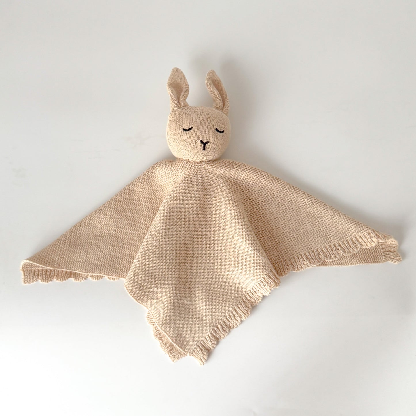 Knitted Comforter - Oat