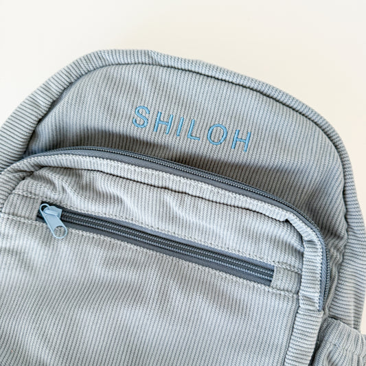 Corduroy Backpack - Sky