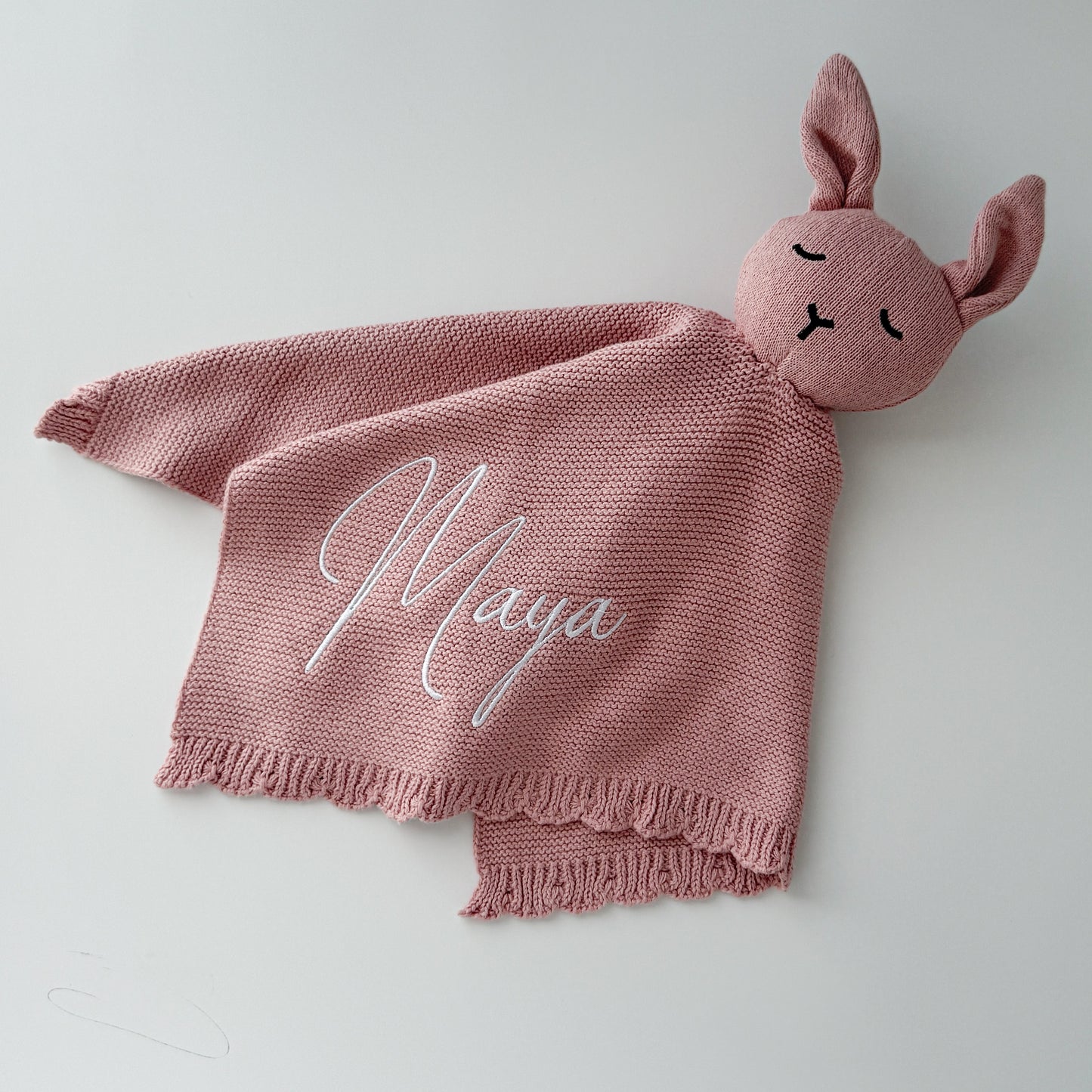 Knitted Comforter - Blush
