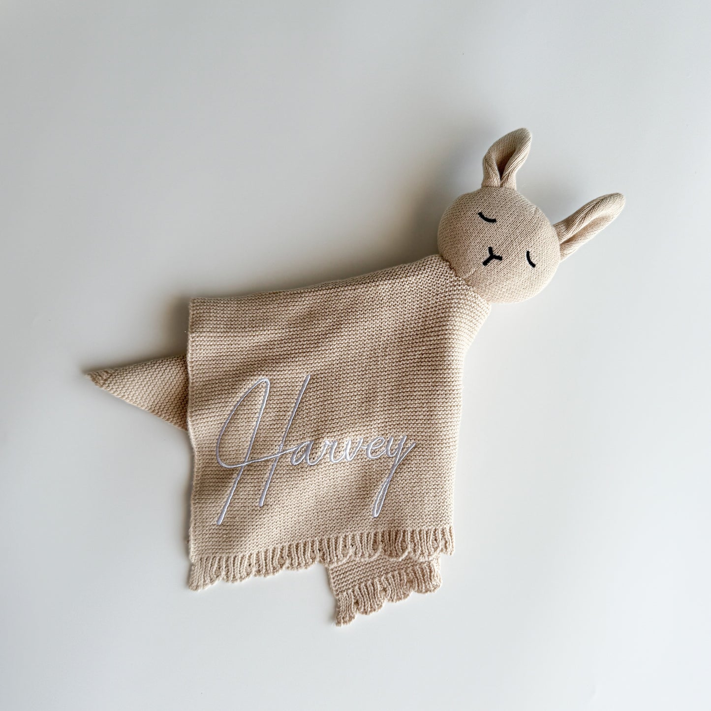 Knitted Comforter - Oat