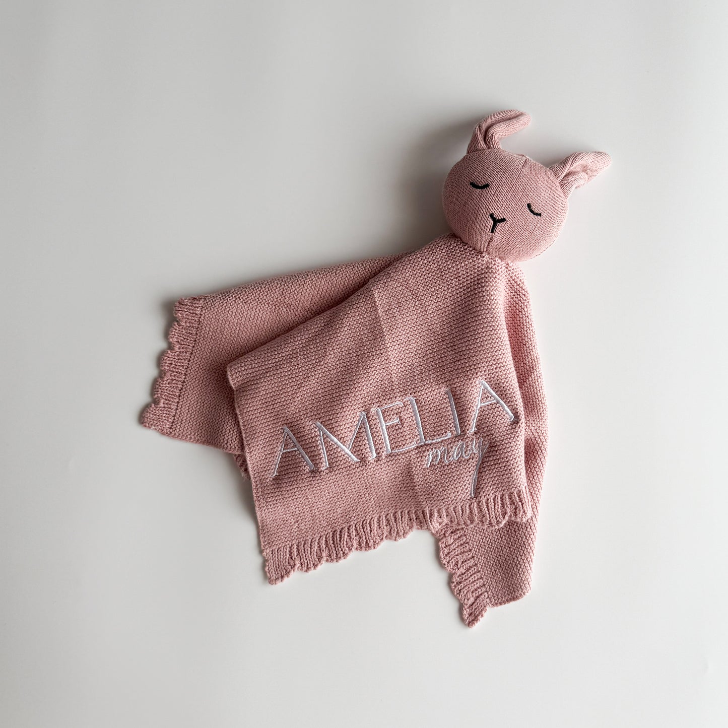 Knitted Comforter - Blush