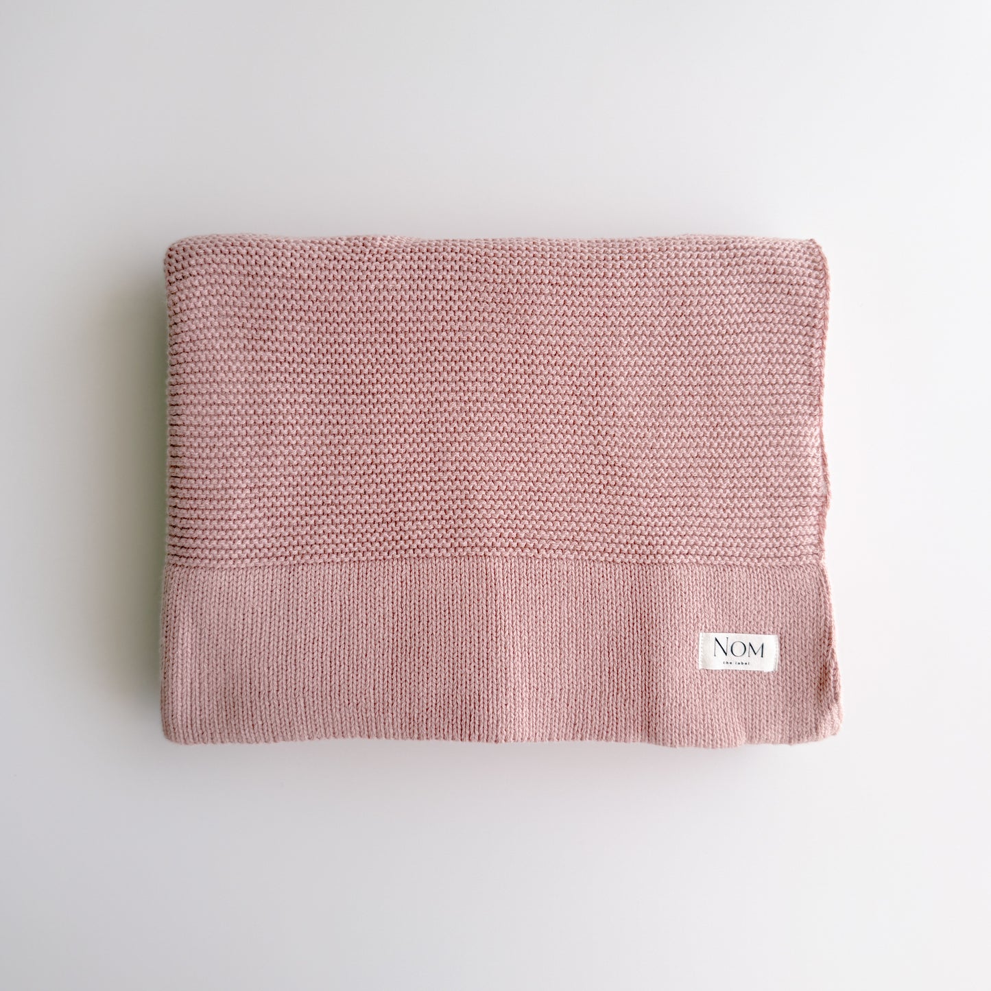 Knitted Blanket - Blush image 0