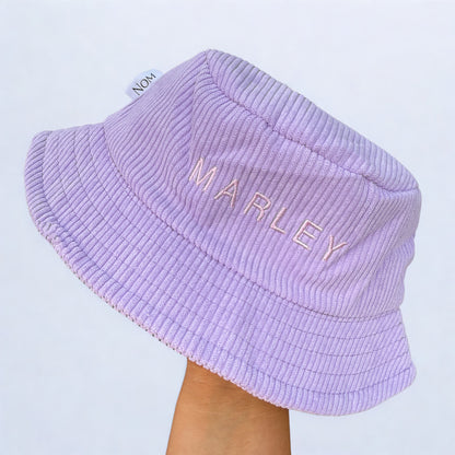 Corduroy Bucket Hat - Lilac