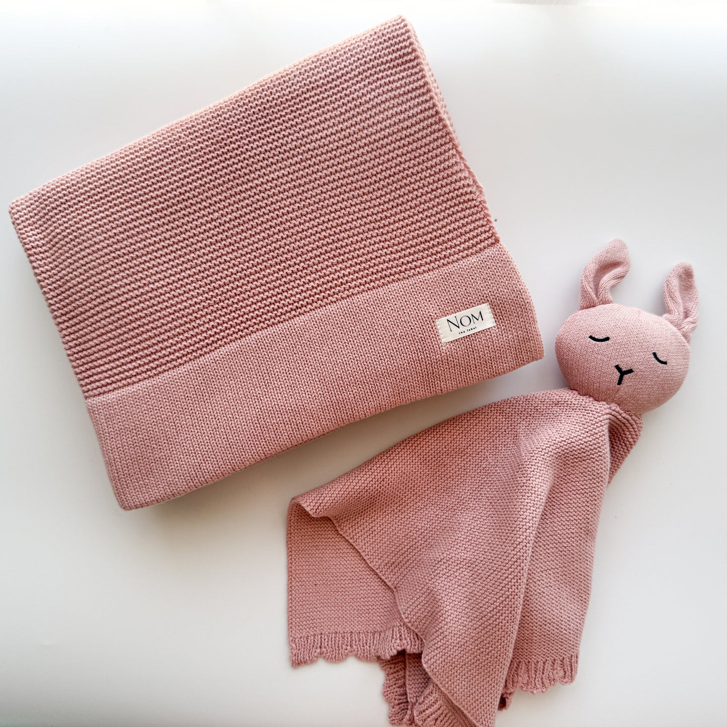 Knitted Comforter - Blush image 2