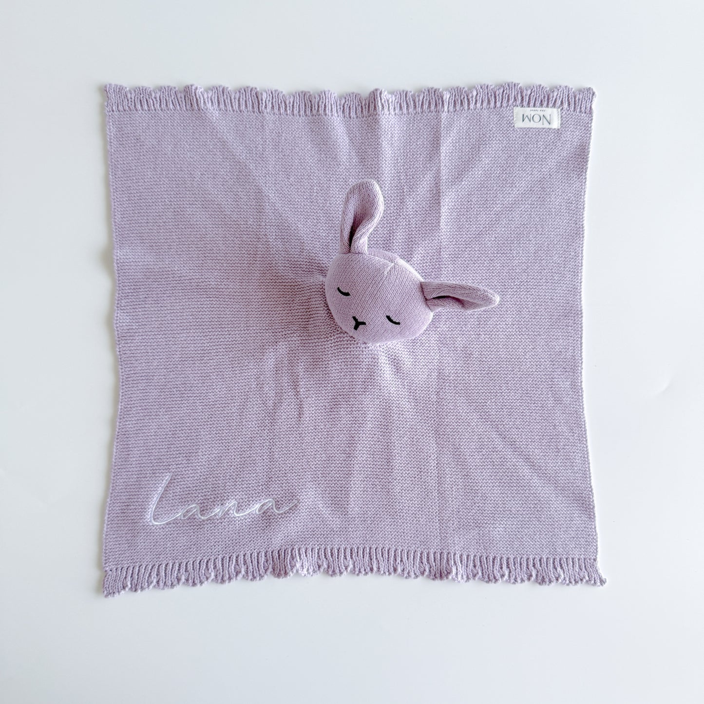 Knitted Comforter - Lilac image 1