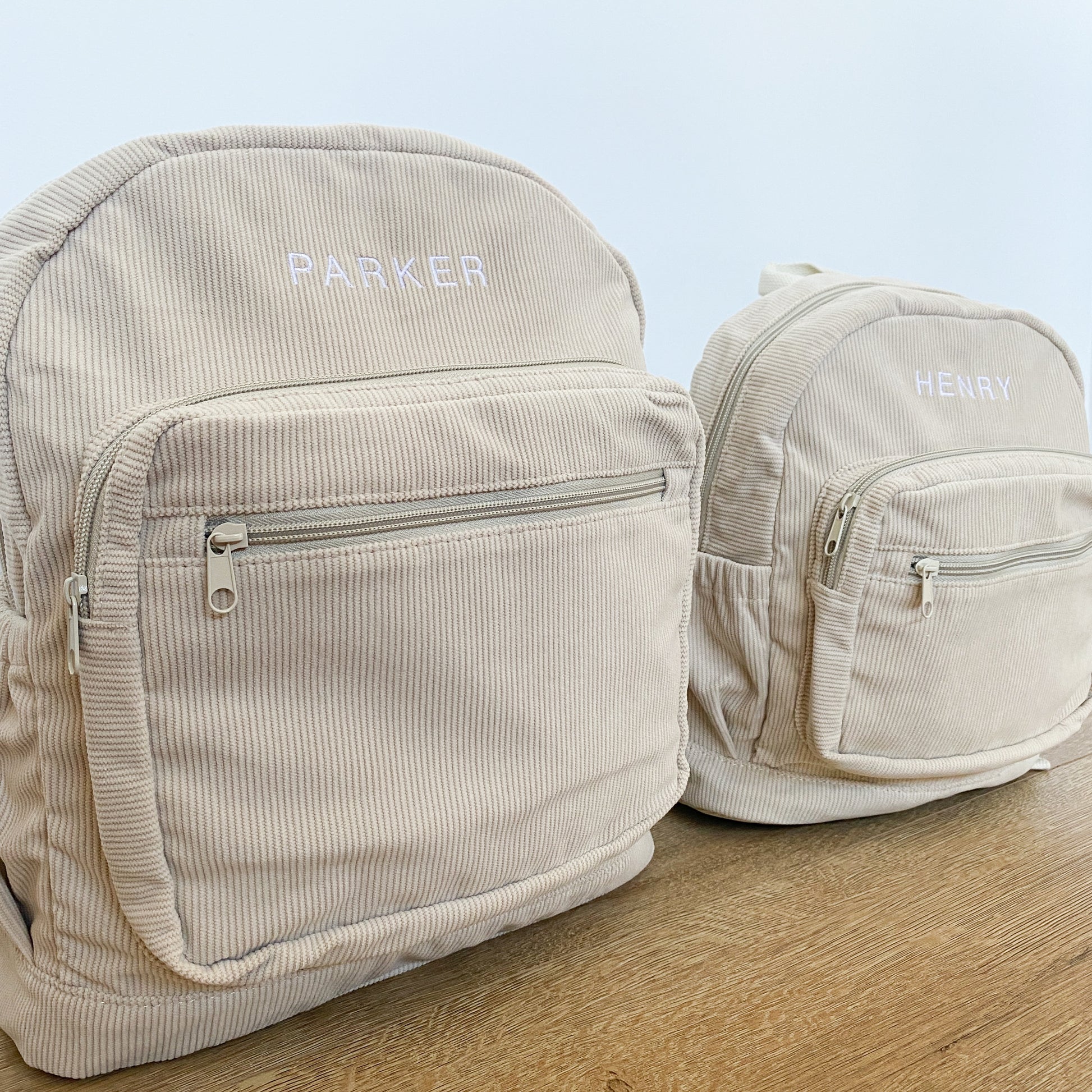 Corduroy Backpack - Oat image 3