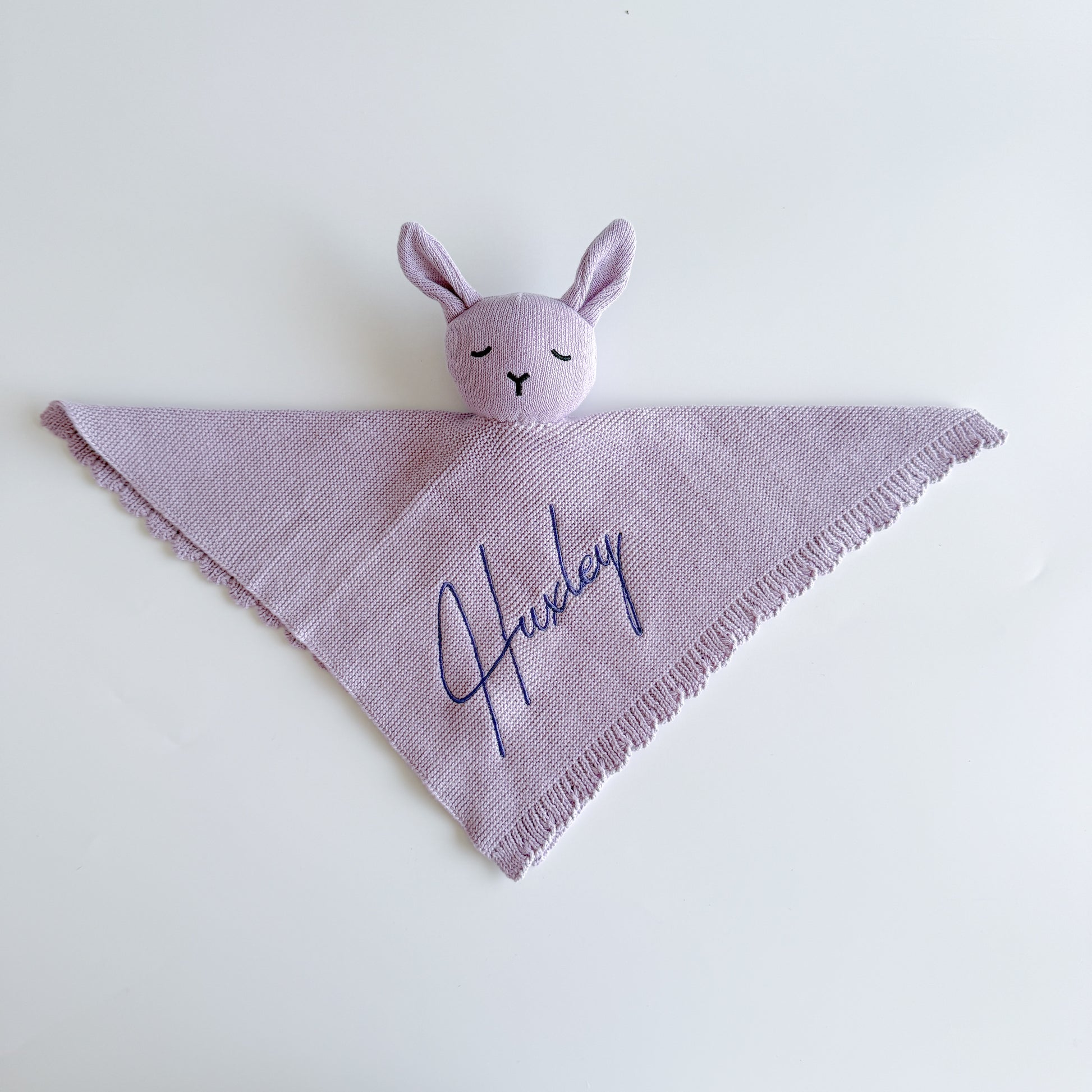 Knitted Comforter - Lilac image 3