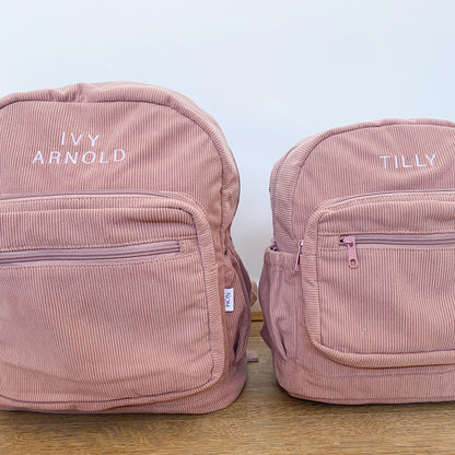 Corduroy Backpack - Blush image 3