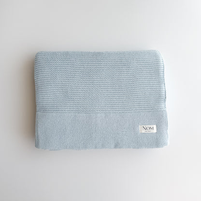 Knitted Blanket - Sky image 0