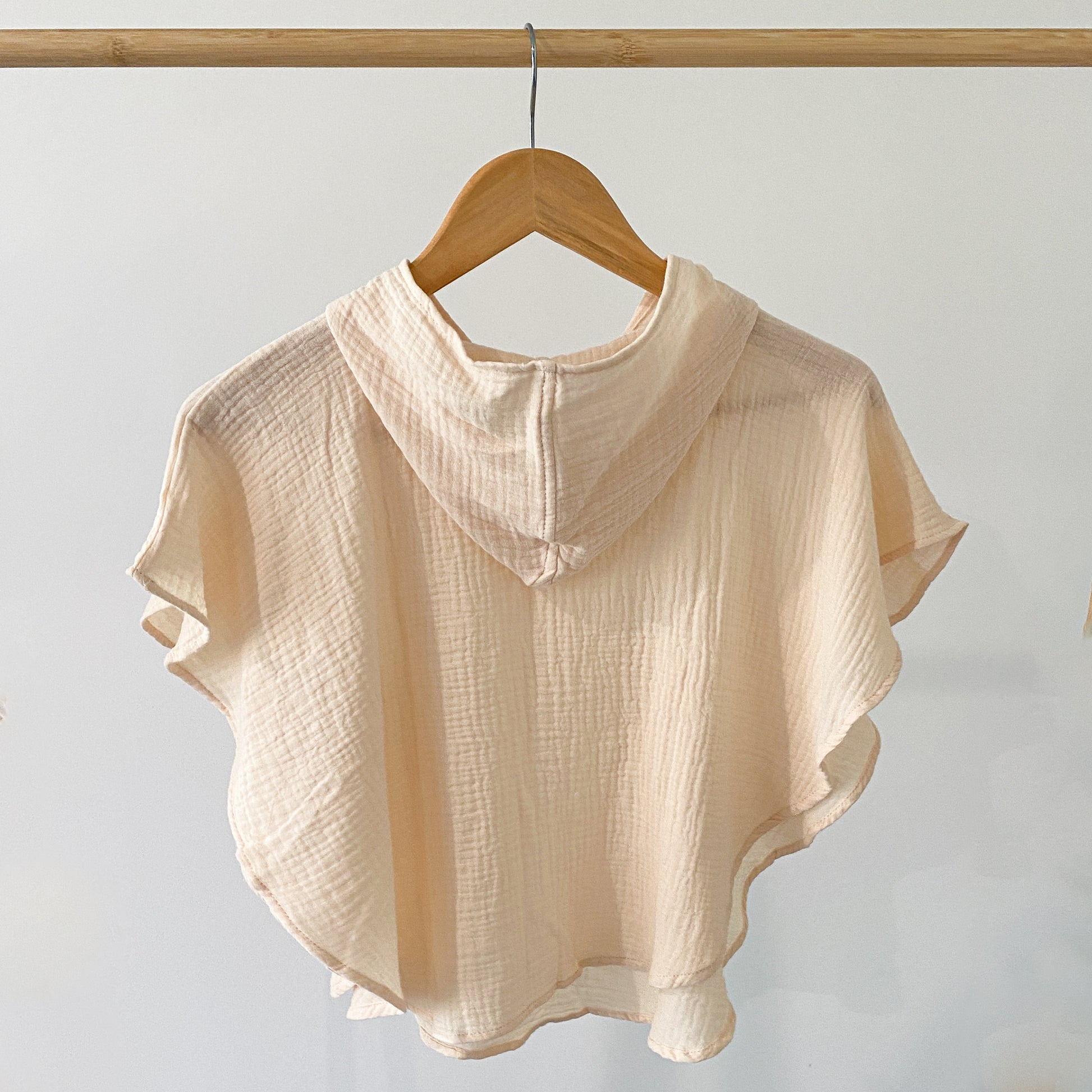 Muslin Poncho - Oat image 2