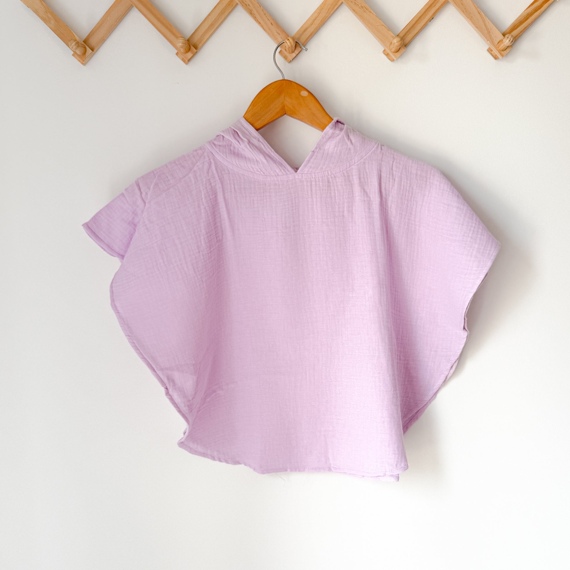 Muslin Poncho - Lilac image 0
