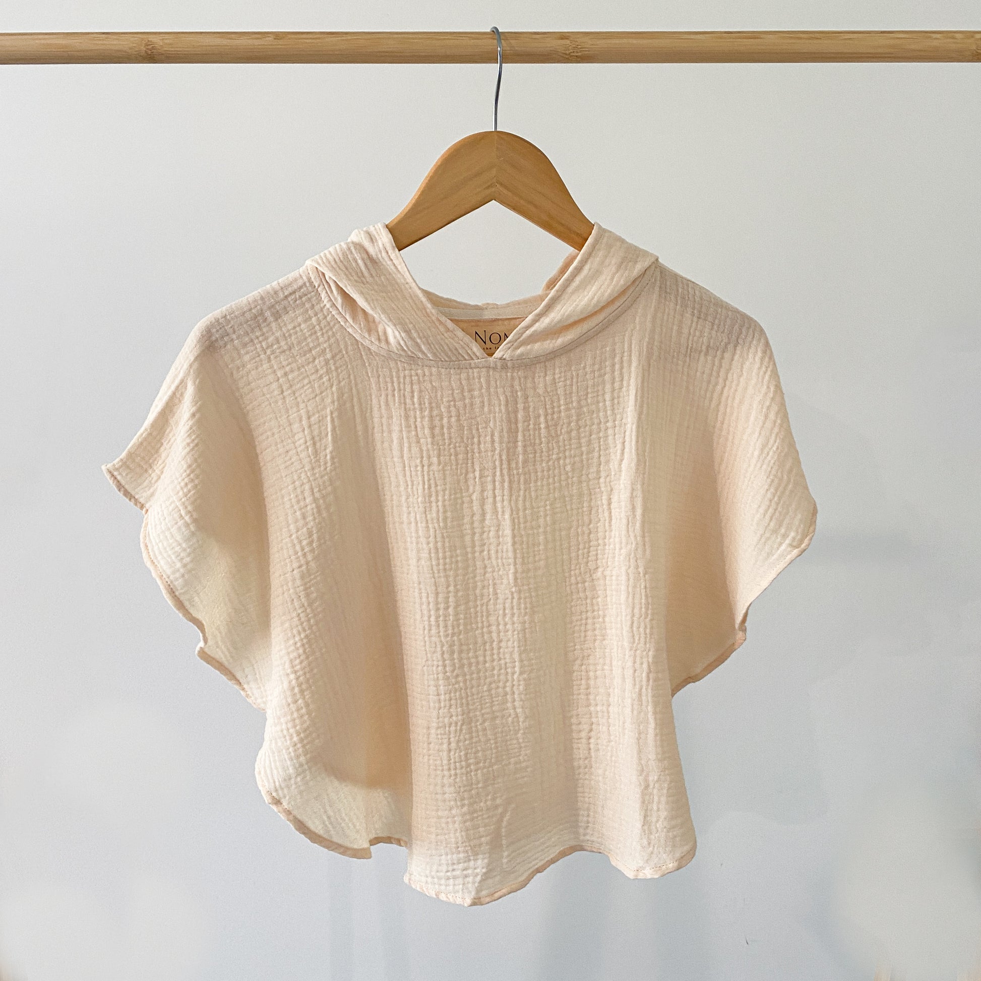 Muslin Poncho - Oat image 3