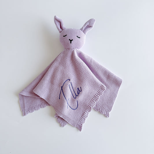 Knitted Comforter - Lilac image 0