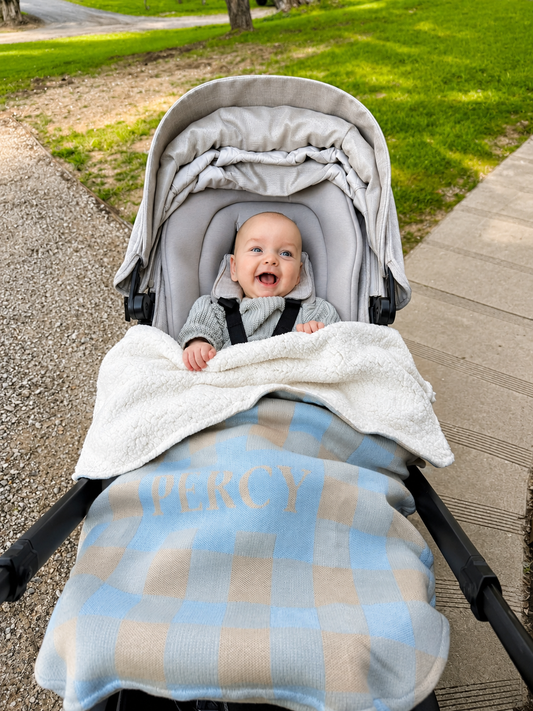 Gingham Pram Pouch