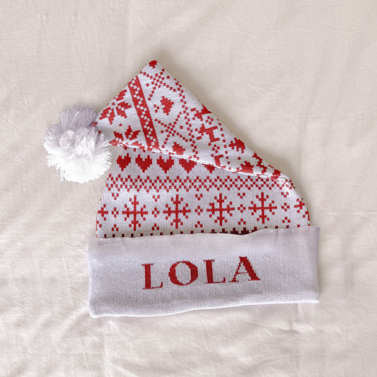 Fair Isle Christmas Hat