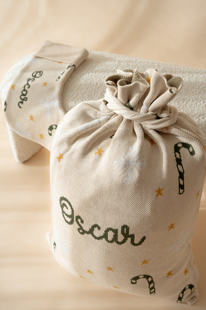 Candy Cane Santa Sack