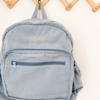 Corduroy Backpack - Sky