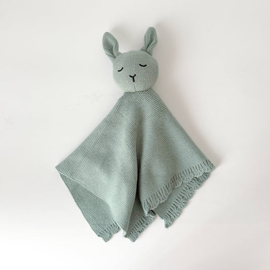 Knitted Comforter - Teal
