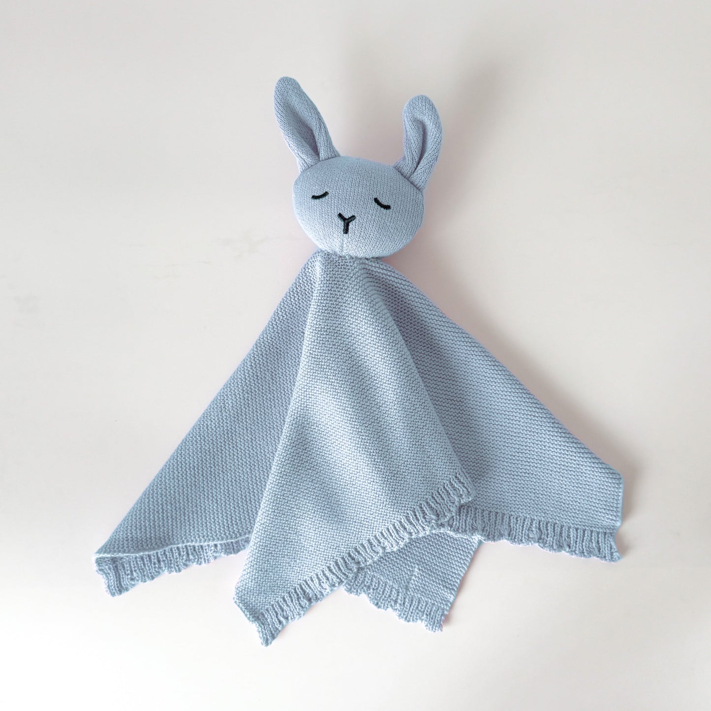 Knitted Comforter - Sky