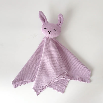 Knitted Comforter - Lilac