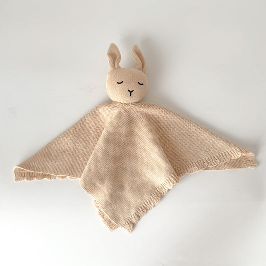 Knitted Comforter - Oat
