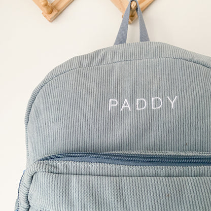 Corduroy Backpack - Sky