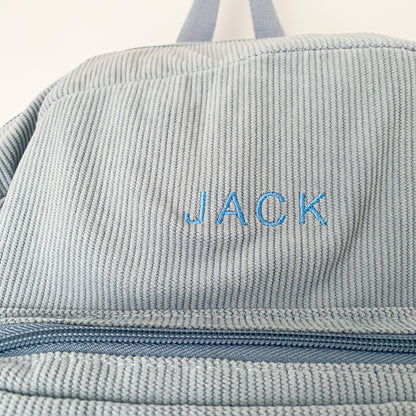Corduroy Backpack - Sky