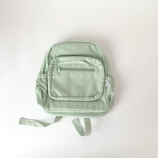 Corduroy Backpack -Sage