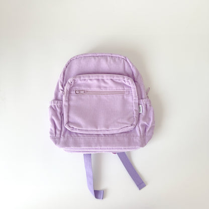 Corduroy Backpack - Lilac