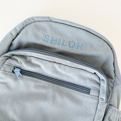 Corduroy Backpack - Sky