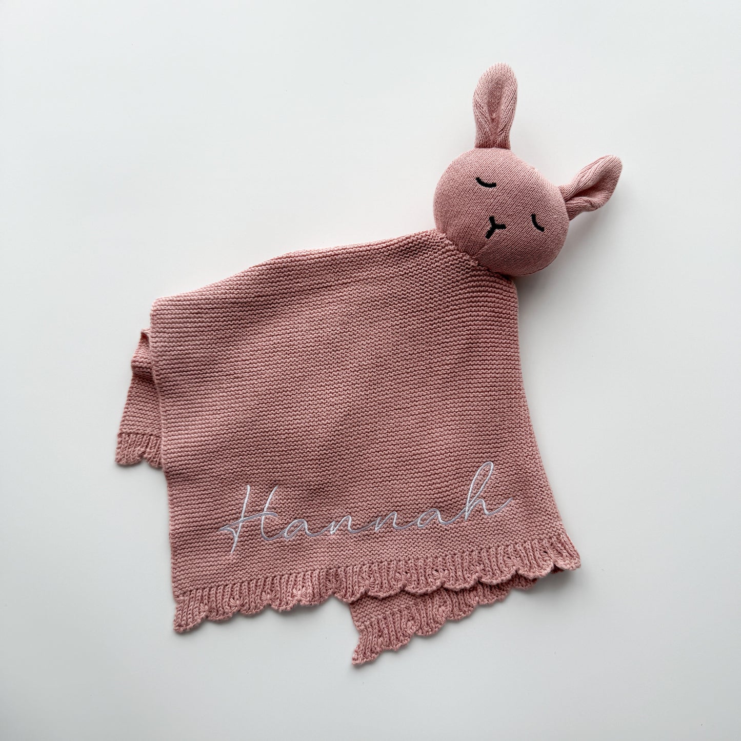 Knitted Comforter - Blush