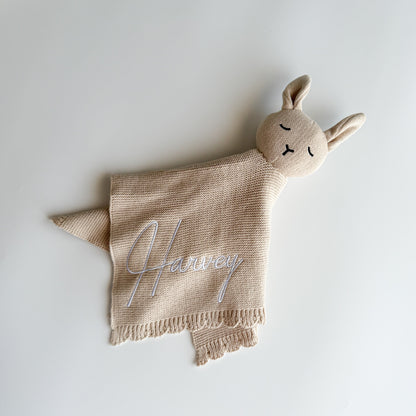 Knitted Comforter - Oat