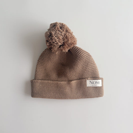 Knitted Beanie - Cocoa