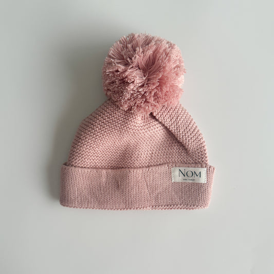Knitted Beanie - Blush