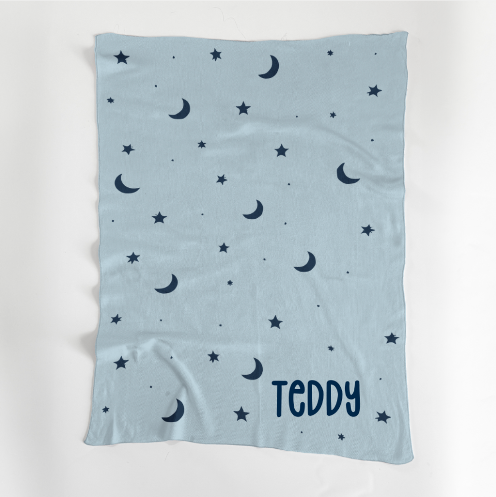 Moon and Star Blanket