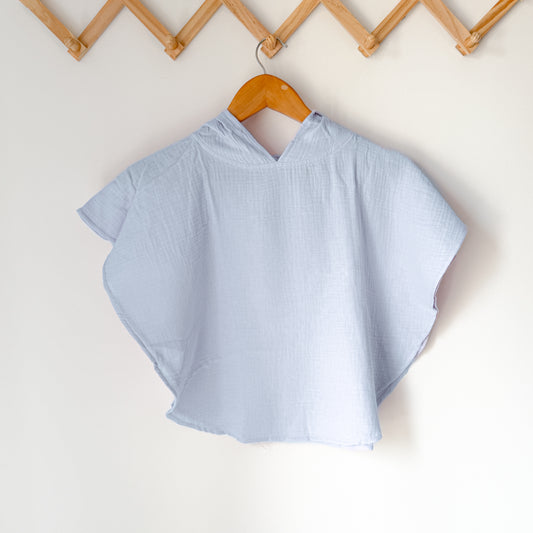 Muslin Poncho - Sky image 0