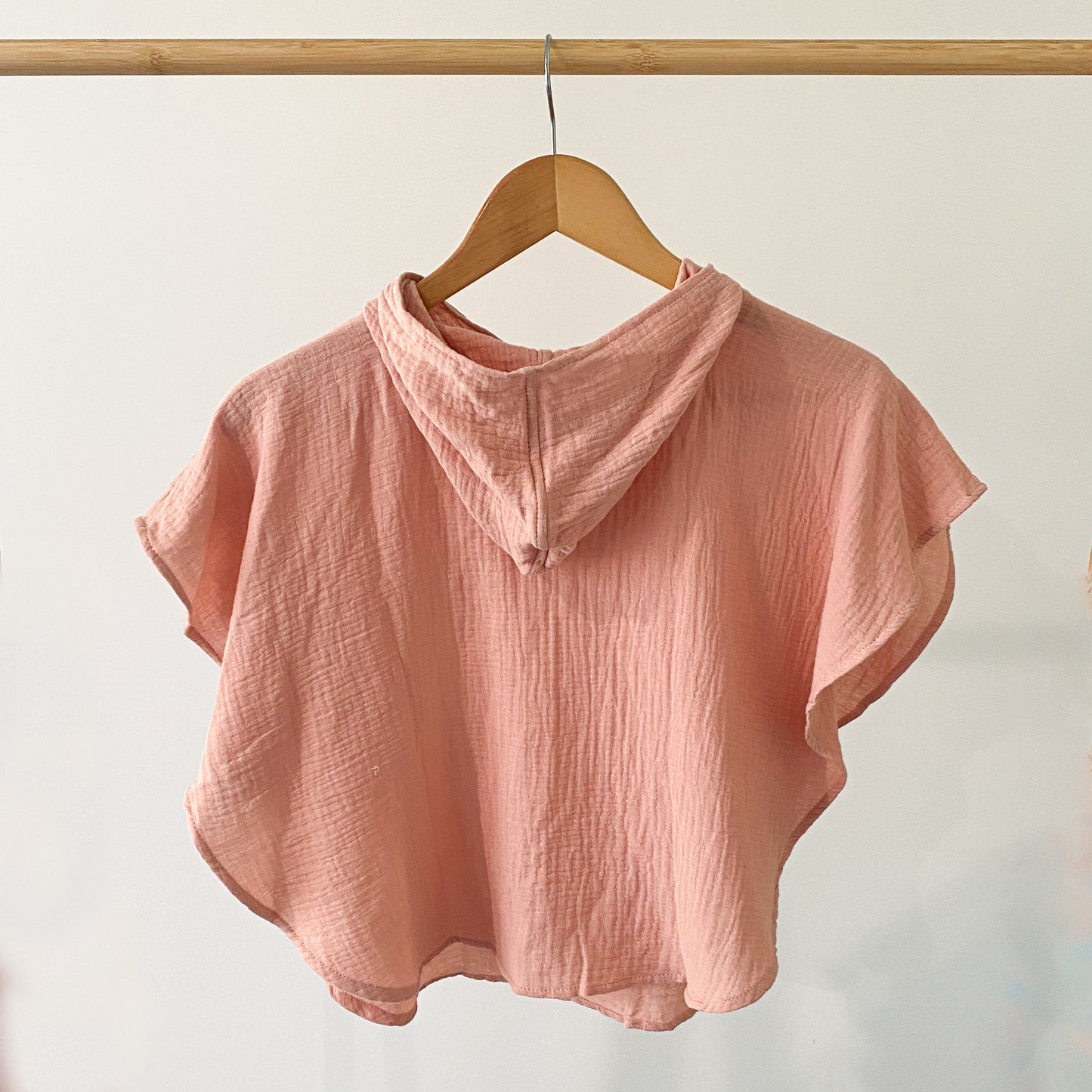 Muslin Poncho - Blush image 2