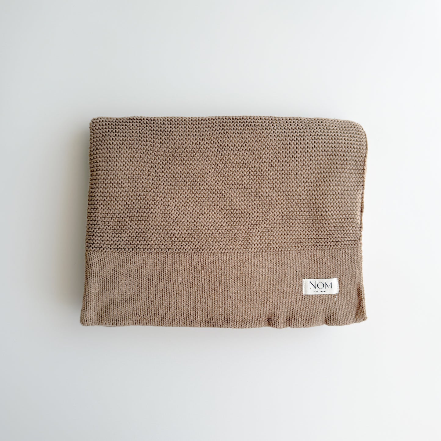 Knitted Blanket - Cocoa image 0