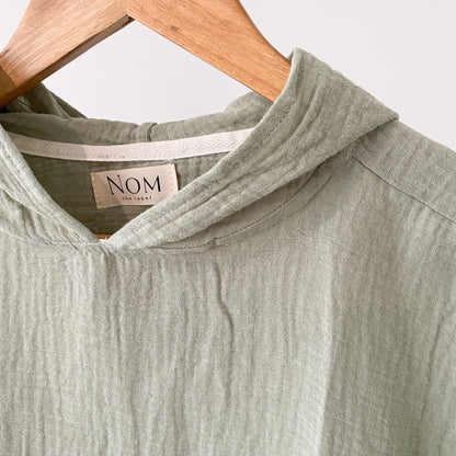 Muslin Poncho - Olive image 3