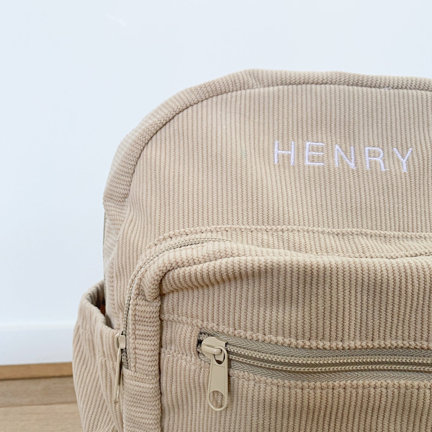 Corduroy Backpack - Oat image 2