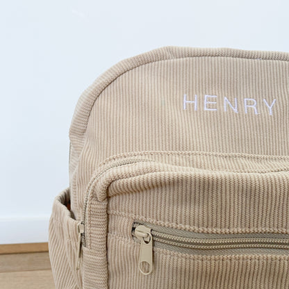 Corduroy Backpack - Oat image 2